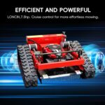 Tondeuse à gazon à chenilles WaaYb 7,5 CV 550 mm télécommande 1500 m²