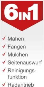 Tondeuse à gazon thermique autotractée 150 cm³, 46 cm