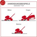 Tondeuse à gazon thermique autotractée 150 cm³, 46 cm