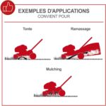Tondeuse à gazon thermique autotractée 150 cm³, 46 cm