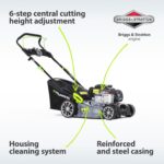 Tondeuse à gazon thermique EQ2-500 46 cm, 140 cm³, autotractée