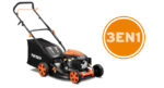 Tondeuse à gazon thermique poussée 46 cm, 146 cm³