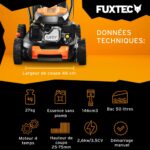 Tondeuse à gazon thermique poussée 46 cm, 146 cm³