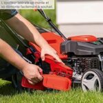 Tondeuse à gazon thermique hybride, 224 cm³, coupe 56 cm, bac 65 L