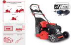 Tondeuse à gazon thermique hybride, 224 cm³, coupe 56 cm, bac 65 L