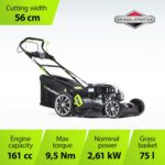 Tondeuse à gazon thermique EQ2-300 42 cm, 125 cm³