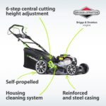 Tondeuse à gazon thermique EQ2-300 42 cm, 125 cm³