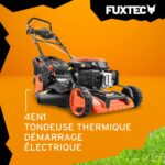 Tondeuse thermique 4 en 1 196 cm³ démarrage électrique