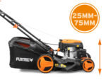 Tondeuse thermique 4 en 1 196 cm³ démarrage électrique