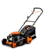 Tondeuse thermique 4 en 1 196 cm³ démarrage électrique