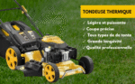 Tondeuse thermique autotractée 146 cm³ 45,7 cm avec Mulching