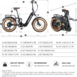 Vélo électrique pliable CEAYA A20 20 pouces 48V 20Ah