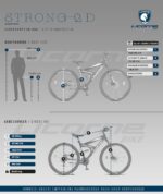 VTT 21 vitesses, freins à disque et suspension totale