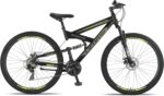 VTT 21 vitesses, freins à disque et suspension totale