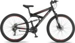 VTT 21 vitesses, freins à disque et suspension totale