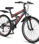 VTT 21 vitesses, freins à disque et suspension totale