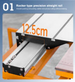 Scie à bois portable 4-en-1, moteur 3 kW, coupe 2,44 m