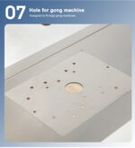 Scie à bois portable 4-en-1, moteur 3 kW, coupe 2,44 m