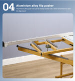 Scie à bois portable 4-en-1, moteur 3 kW, coupe 2,44 m