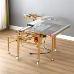 Scie à bois portable 4-en-1, moteur 3 kW, coupe 2,44 m