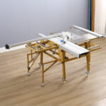 Scie à bois portable 4-en-1, moteur 3 kW, coupe 2,44 m