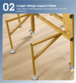 Scie à bois portable 4-en-1, moteur 3 kW, coupe 2,44 m