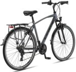 Vélo de randonnée 28 pouces 21 vitesses avec accessoires