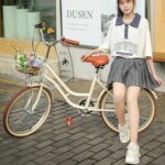 Vélo de ville hybride adulte 6 vitesses cadre acier, charge 150 kg, porte-bagages