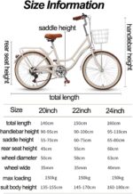 Vélo de ville hybride adulte 6 vitesses cadre acier, charge 150 kg, porte-bagages