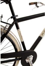 Vélo de ville vintage aluminium 28 pouces, 6 vitesses, 700×35, sacoches