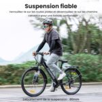 Vélo électrique Touroll J1 ST 27,5 pouces 250 W batterie 15,6 Ah