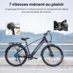 Vélo électrique Touroll J1 ST 27,5 pouces 250 W batterie 15,6 Ah