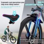 Vélo électrique adulte 26 pouces, 36V 12Ah, moteur 250W, 7 vitesses