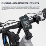 Vélo électrique adulte 26 pouces, 36V 12Ah, moteur 250W, 7 vitesses