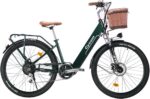 Vélo électrique de ville femme 26 pouces 250 W batterie 36 V 10 Ah