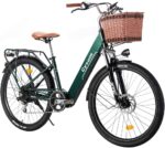 Vélo électrique de ville femme 26 pouces 250 W batterie 36 V 10 Ah