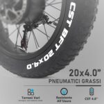 Vélo électrique fat bike pliable 250W 20 pouces 48V 24Ah