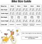 Vélo enfant rétro 18 pouces Vintage avec panier osier, stabilisateurs, freins avant/arrière