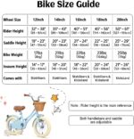 Vélo enfant rétro 18 pouces Vintage avec panier osier, stabilisateurs, freins avant/arrière