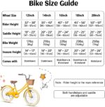 Vélo enfant rétro 18 pouces Vintage avec panier osier, stabilisateurs, freins avant/arrière