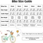 Vélo enfant rétro 18 pouces Vintage avec panier osier, stabilisateurs, freins avant/arrière