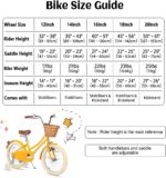 Vélo enfant rétro 18 pouces Vintage avec panier osier, stabilisateurs, freins avant/arrière