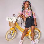 Vélo enfant rétro 18 pouces Vintage avec panier osier, stabilisateurs, freins avant/arrière