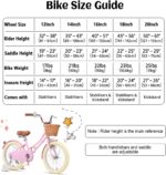 Vélo enfant rétro 18 pouces Vintage avec panier osier, stabilisateurs, freins avant/arrière