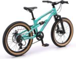 VTT enfant 20 pouces réglable, 7 vitesses, freins à disque