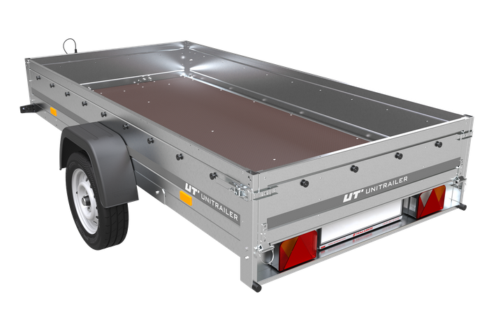 Remorque voiture UNITRAILER 264 Garden Trailer 264 FD timon fixe 2641 x 1256 mm PTAC 750 kg – Image 2