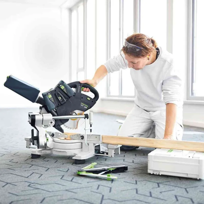 Scie à onglet radiale sans fil FESTOOL KSC 60 EB 5,2 I