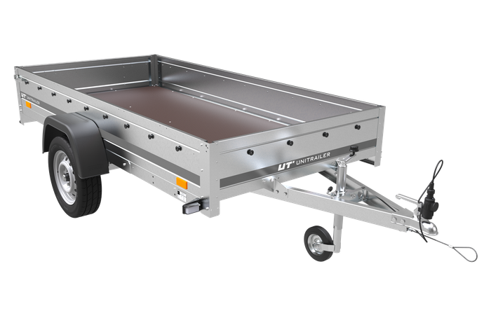Remorque voiture UNITRAILER 264 Garden Trailer 264 FD timon fixe 2641 x 1256 mm PTAC 750 kg