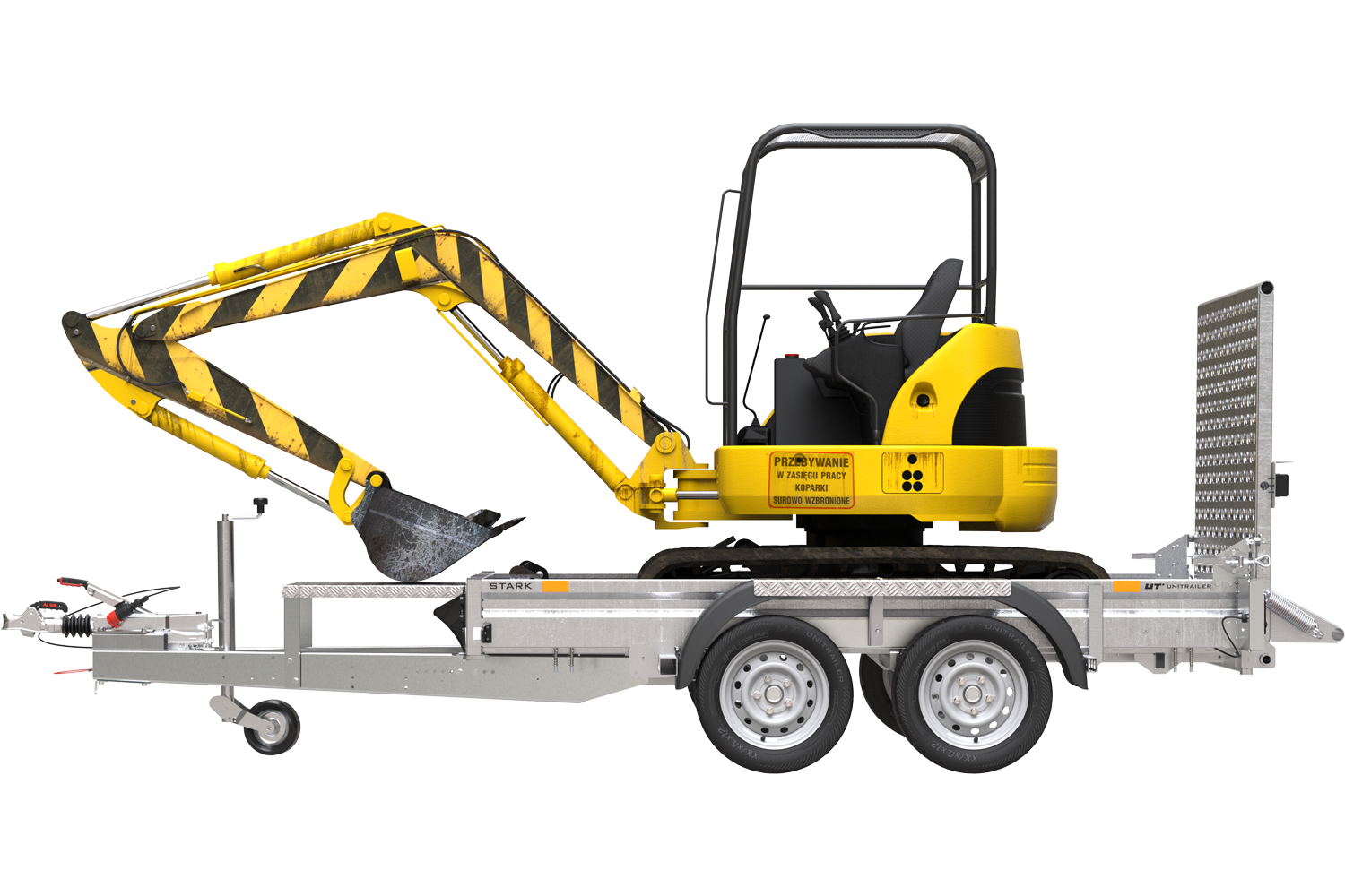 Remorque UNITRAILER STARK 3 260 PTAC 2700 kg